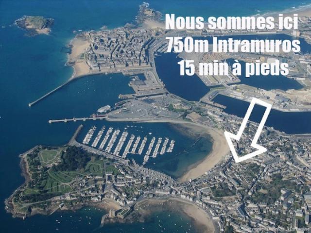 Studio Le Cosy Beach - Plage 50M - Rue Gratuite Saint-Malo Zewnętrze zdjęcie